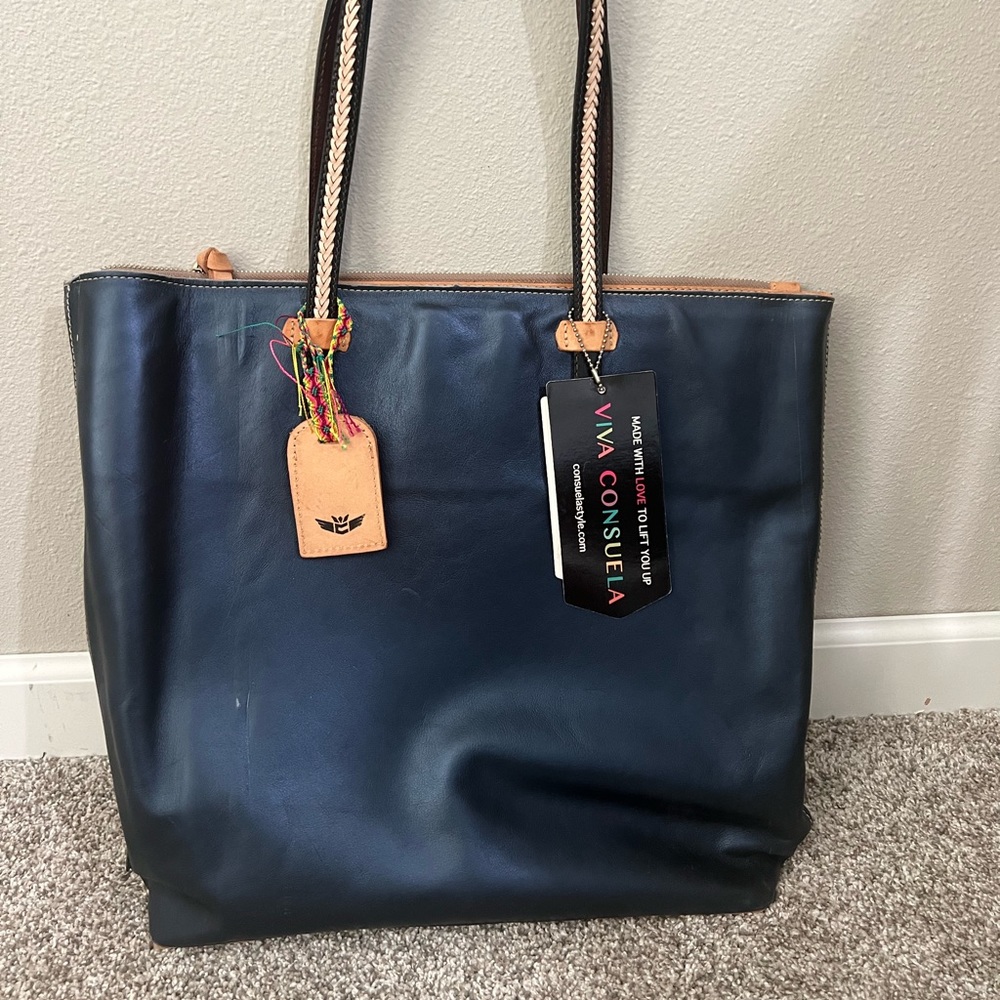 Consuela oversized handbag in Navy Blue